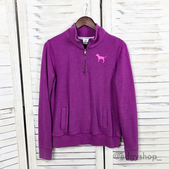 PINK Victoria's Secret Tops - [PINK VS] Boyfriend Half-Zip